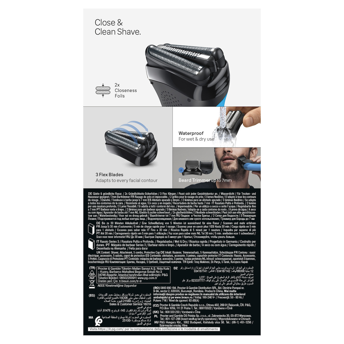 Braun 23SH4C Foil Ξυριστική Μηχανή Προσώπου Επαναφορτιζόμενη - Image 3