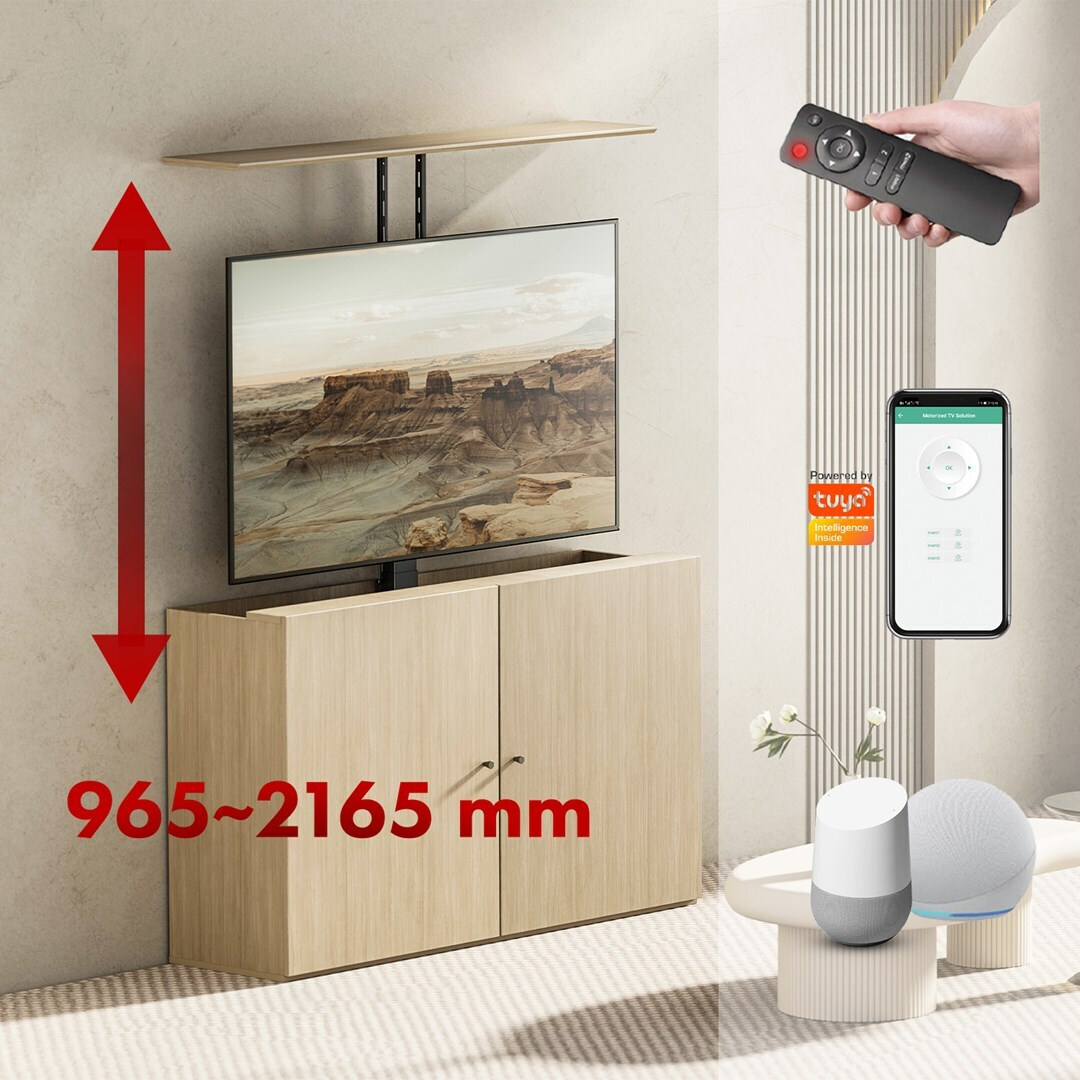 Maclean Energy MC-125 Βάση Τηλεόρασης Οροφής έως 88" και 60kg - Image 3