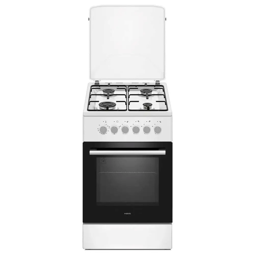 MPM Ελεύθερη με Εστίες Υγραερίου Λευκή MPM-56-KGM-04