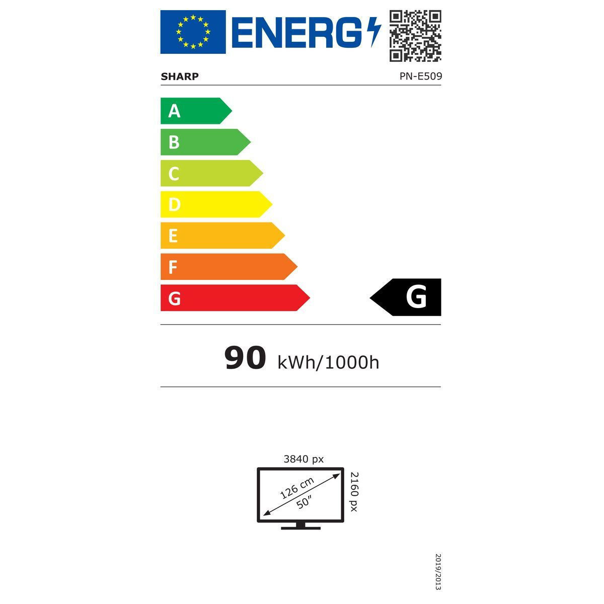 Sharp S55306085 Public Display LED 50" - Image 2