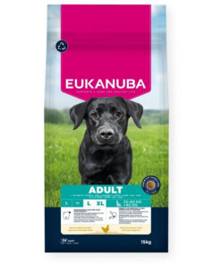 Eukanuba 15kg Ξηρά Τροφή για Ενήλικους Σκύλους Μεγαλόσωμων Φυλών με Κοτόπουλο