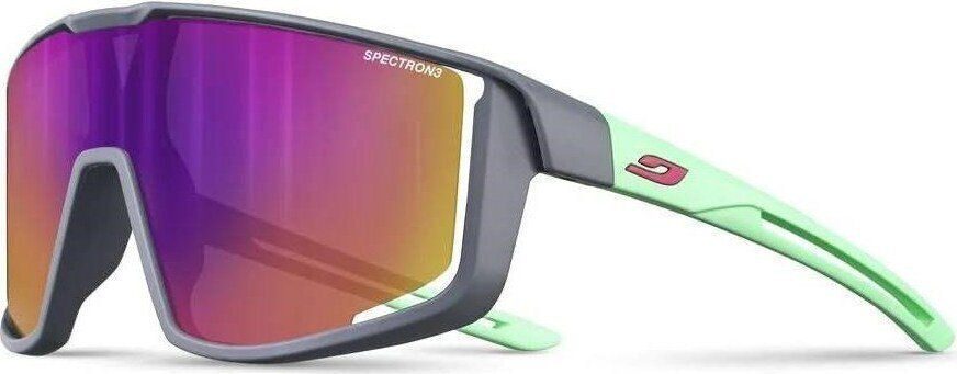 Julbo Fury Γυαλιά Ηλίου Γκρι με Κοκκάλινο Σκελετό