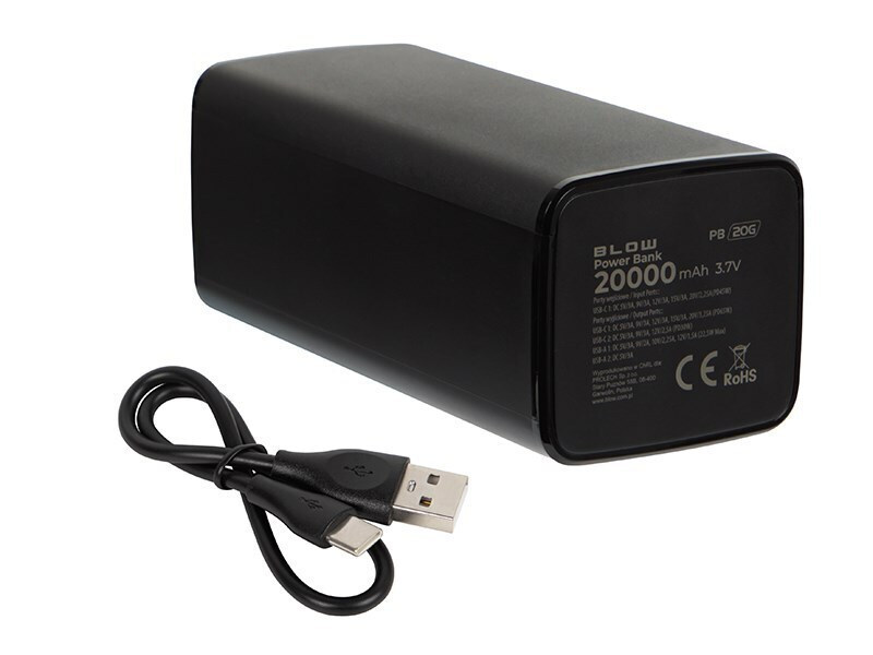 Blow PB20G 20000mAh 65W Μαύρο - Image 5