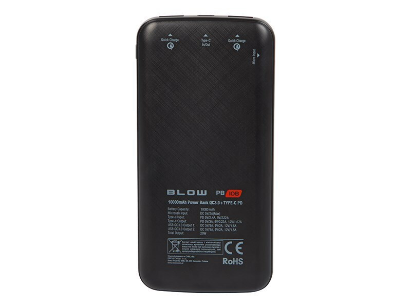 Blow PB10B 10000mAh 20W Μαύρο - Image 5