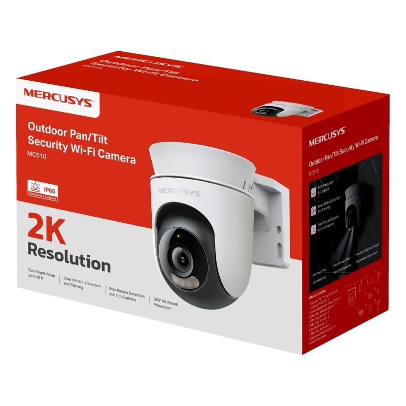 Mercusys MC510 Κάμερα Παρακολούθησης Wi-Fi Full HD+ 3MP Αδιάβροχη - Image 4