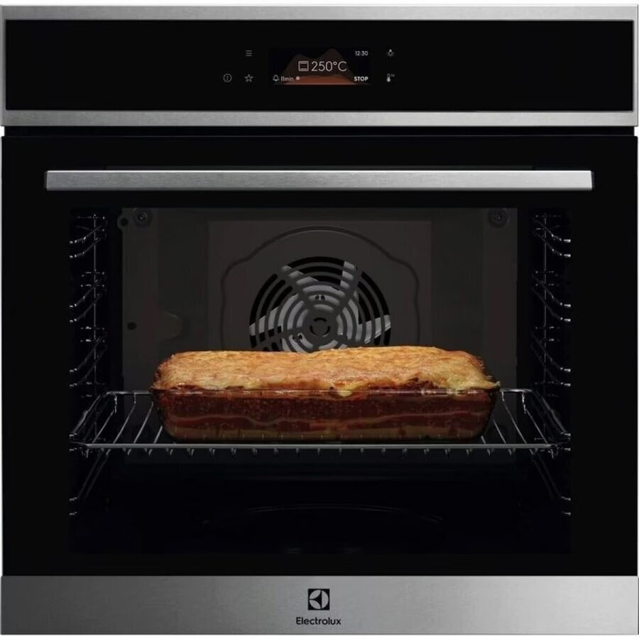 Electrolux Άνω Πάγκου Μαύρος LOE8F38X