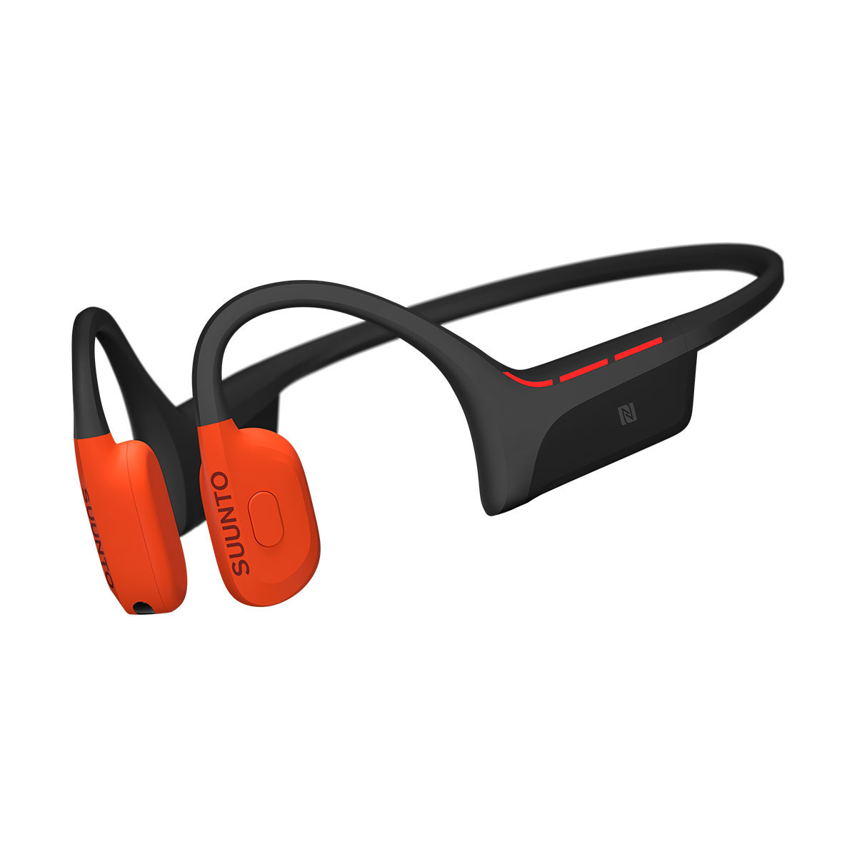 Suunto Wing 2 Bone Conduction Bluetooth Handsfree Ακουστικά με Αντοχή στον Ιδρώτα και Θήκη Φόρτισης Πορτοκαλί - Image 2
