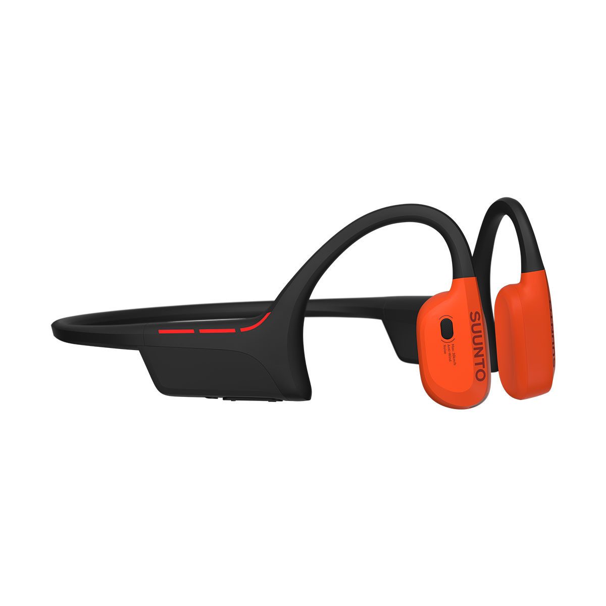 Suunto Wing 2 Bone Conduction Bluetooth Handsfree Ακουστικά με Αντοχή στον Ιδρώτα και Θήκη Φόρτισης Πορτοκαλί - Image 4
