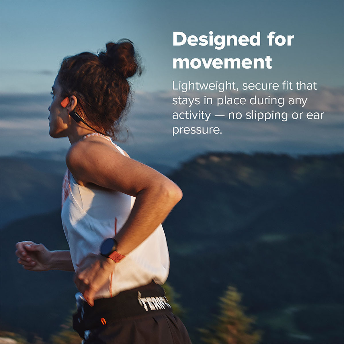 Suunto Wing 2 Bone Conduction Bluetooth Handsfree Ακουστικά με Αντοχή στον Ιδρώτα και Θήκη Φόρτισης Πορτοκαλί - Image 10