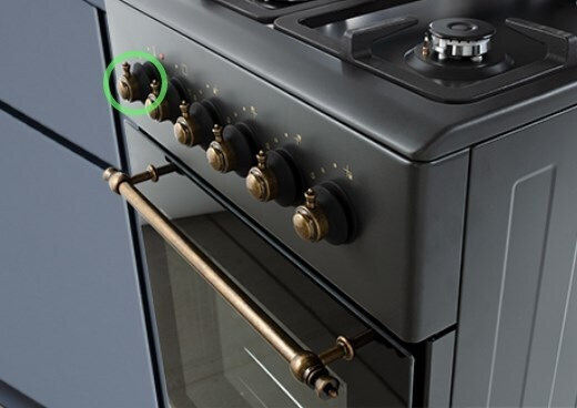 MPM Ελεύθερη με Εστίες Υγραερίου Black MPM-56-KRM-13 - Image 2