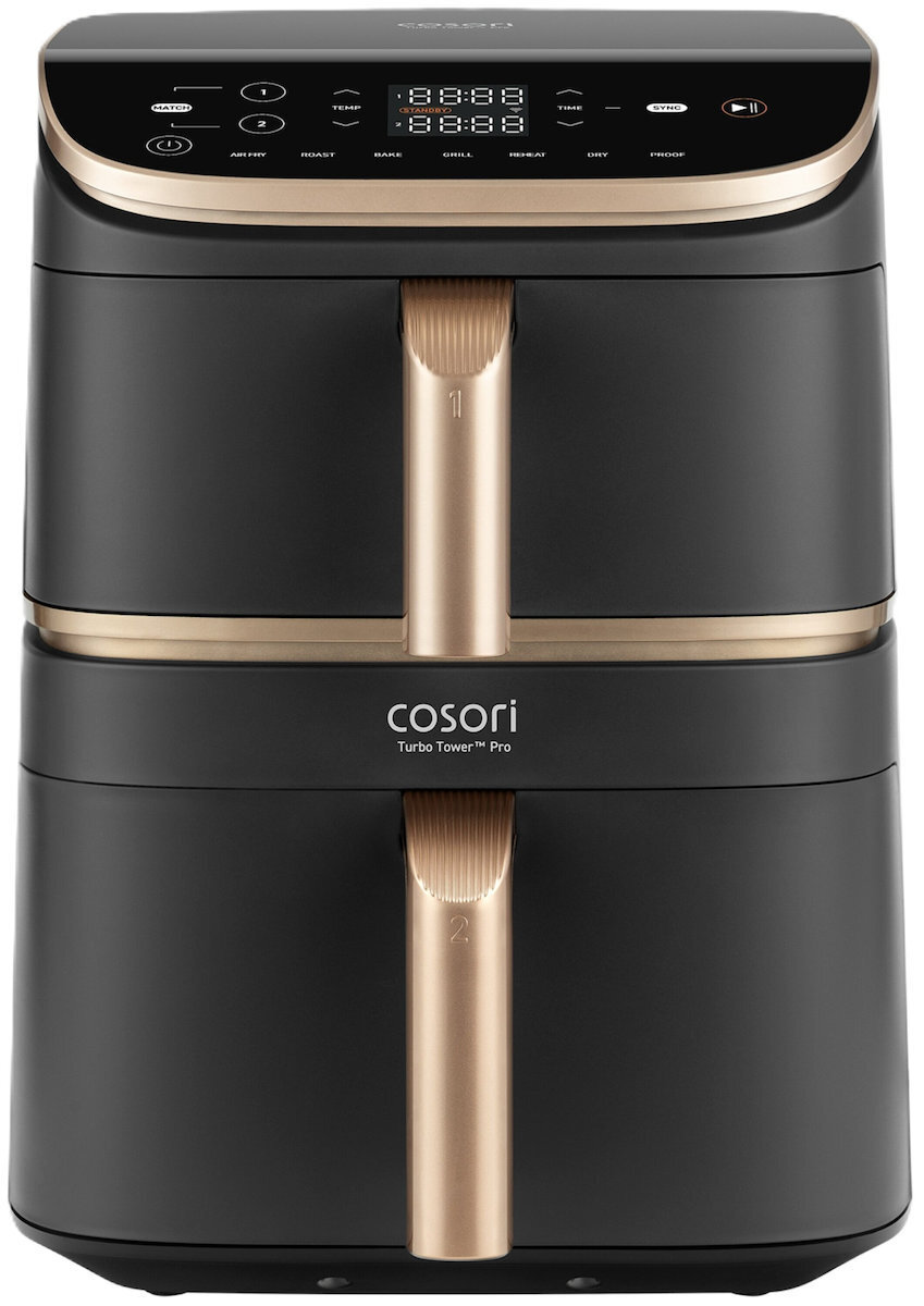 Cosori Turbo Tower Pro 10.8lt με Wi-Fi Μαύρο - Image 2