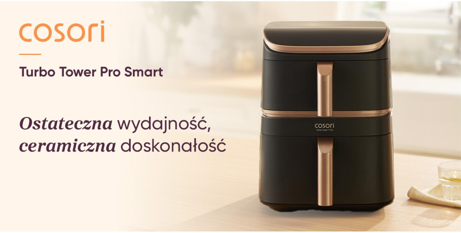 Cosori Turbo Tower Pro 10.8lt με Wi-Fi Μαύρο - Image 9