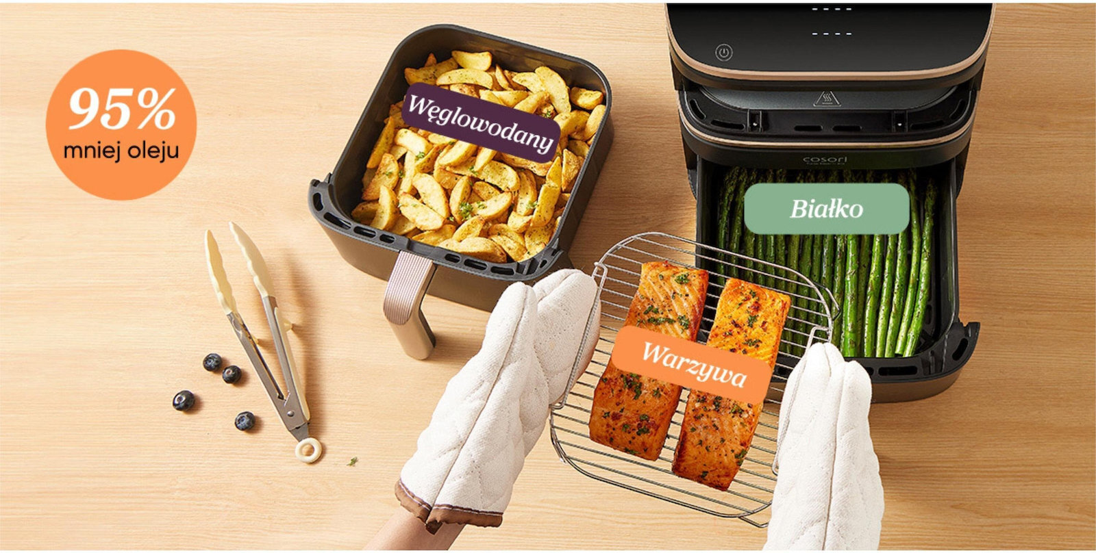 Cosori Turbo Tower Pro 10.8lt με Wi-Fi Μαύρο - Image 13