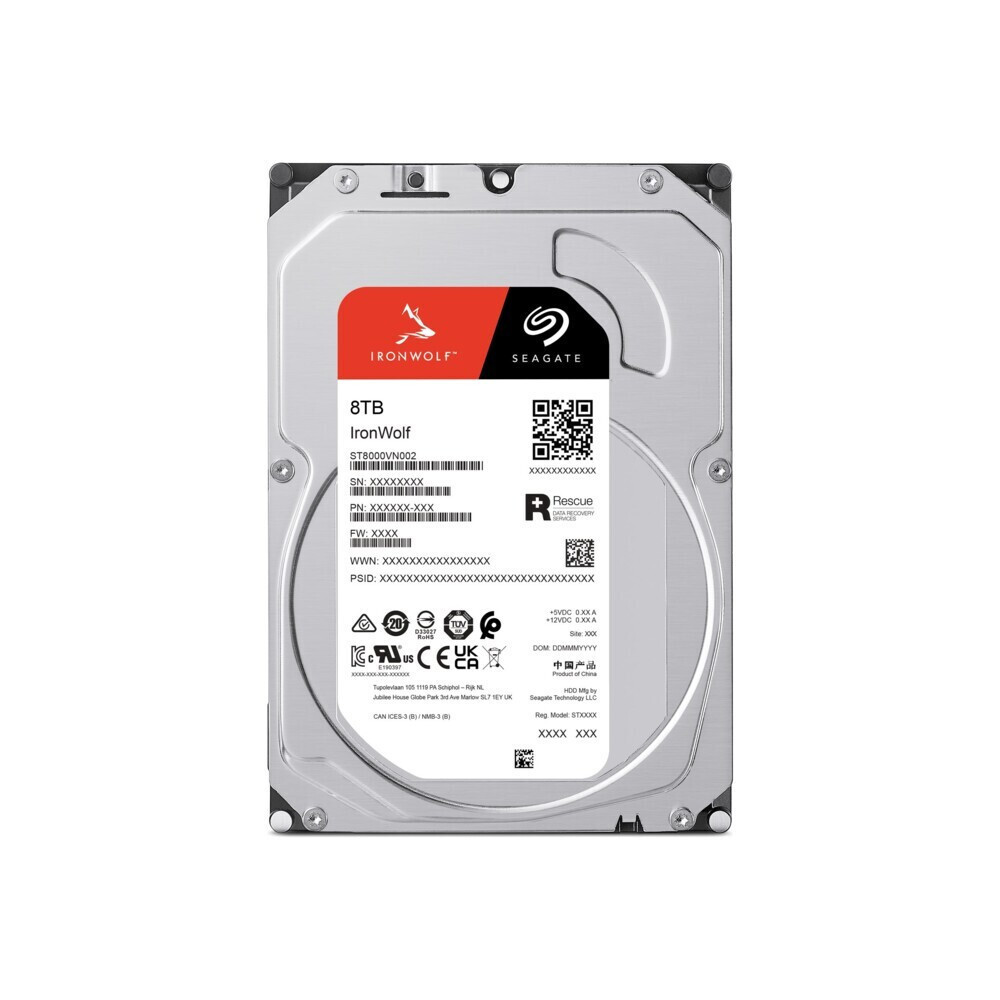 Seagate Ironwolf 8TB HDD Σκληρός Δίσκος 3.5" SATA III 5400rpm με 256MB Cache για NAS ST8000VN002 - Image 6