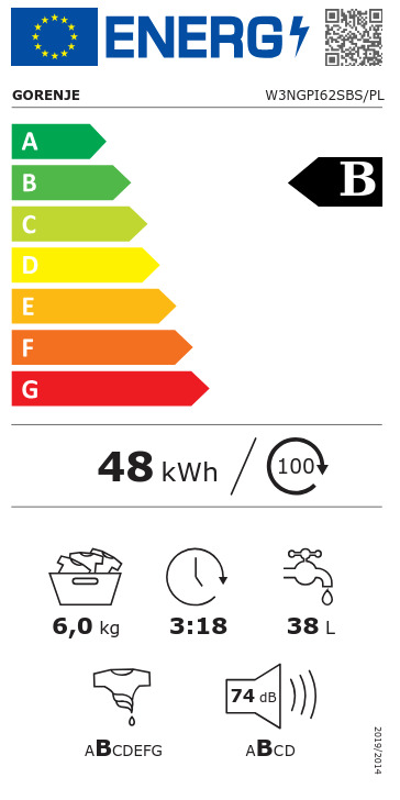 Gorenje 6kg W3NGPI62SBS/PL - Image 8