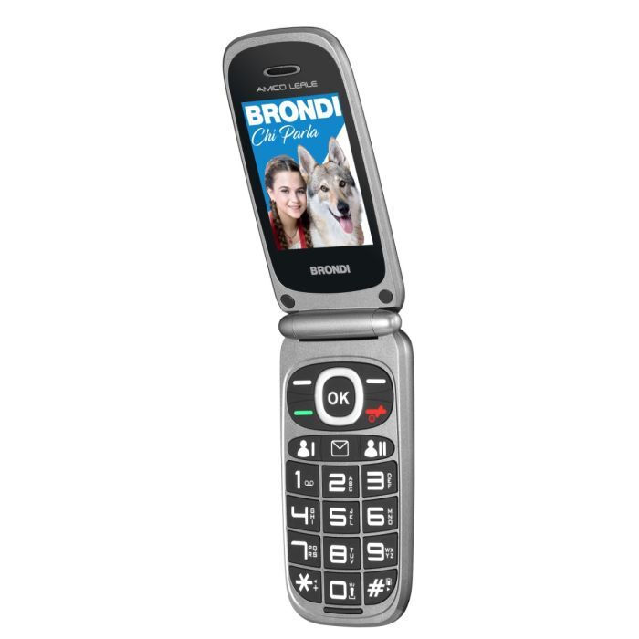 Brondi Amico Leale Dual SIM Κινητό με Μεγάλα Κουμπιά Μαύρο - Image 4