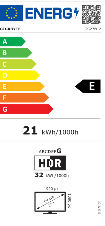 Gigabyte GS27FC2 27" VA HDR Curved FHD 1920x1080 - Image 5