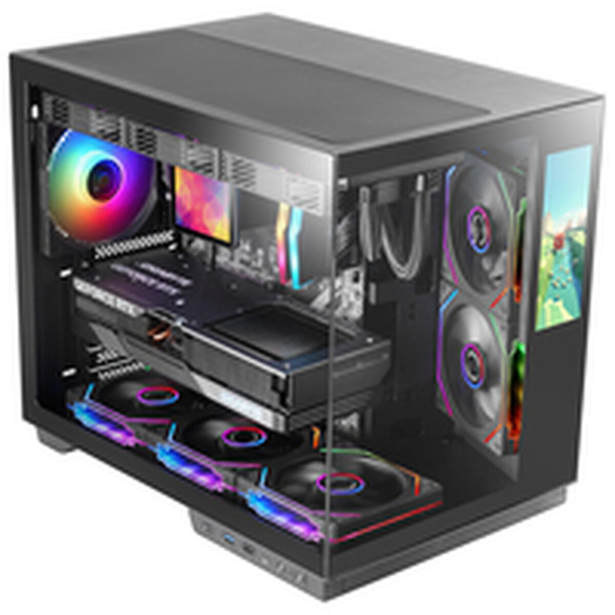 Mars Gaming MC-MIRAGE Gaming Midi Tower Κουτί Υπολογιστή Μαύρο - Image 3