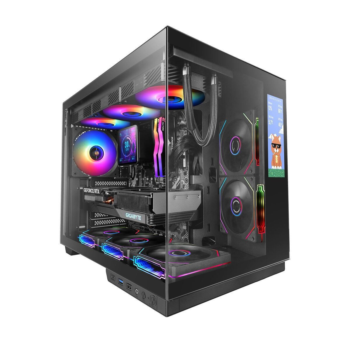 Mars Gaming MC-MIRAGE Gaming Midi Tower Κουτί Υπολογιστή Μαύρο - Image 13