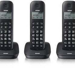 Brondi Gala Ασύρματο Τηλέφωνο Trio Μαύρο