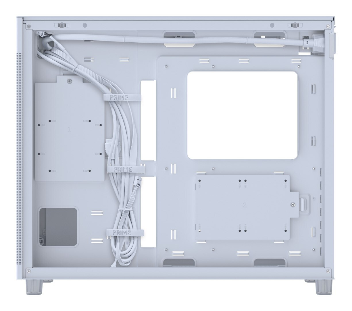 Asus Prime AP303 Mesh Midi Tower Κουτί Υπολογιστή Λευκό - Image 2