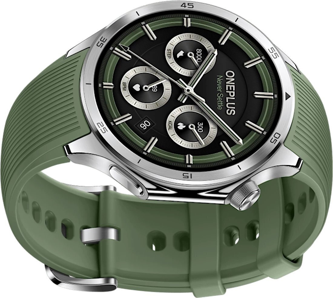 OnePlus Watch 3 Stainless Steel 47mm Αδιάβροχο με Παλμογράφο (Emerald Titanium) - Image 4