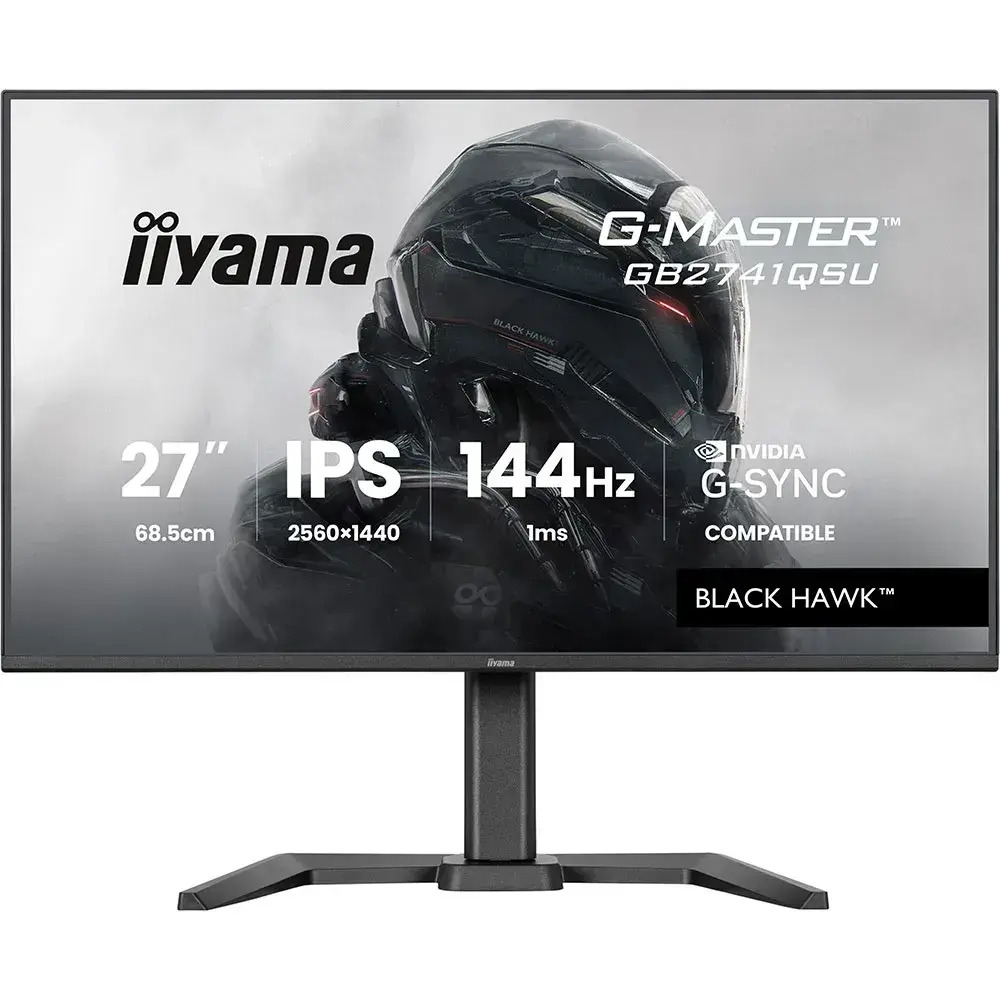 Iiyama G-Master Black Hawk IPS Monitor 27" QHD 2560x1440 144Hz - Image 2