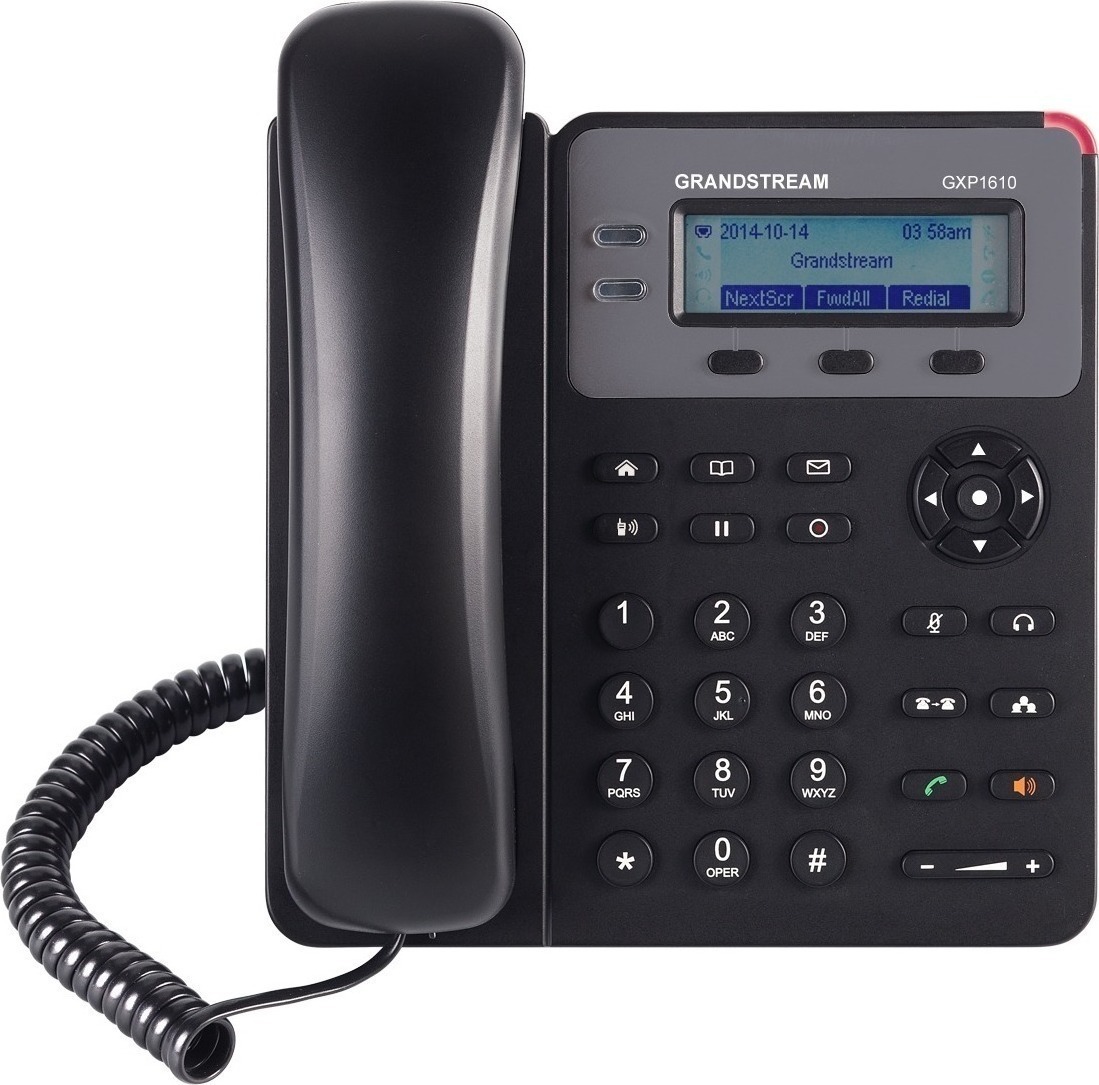 Grandstream GXP-1610 Ενσύρματο Τηλέφωνο IP Μαύρο