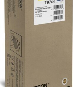 Epson T9744 Γνήσιο Μελάνι Εκτυπωτή InkJet Κίτρινο (C13T974400)