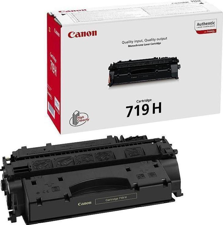 Canon 719H Γνήσιο Toner Laser Εκτυπωτή Μαύρο 6400 Σελίδων (3480B012)