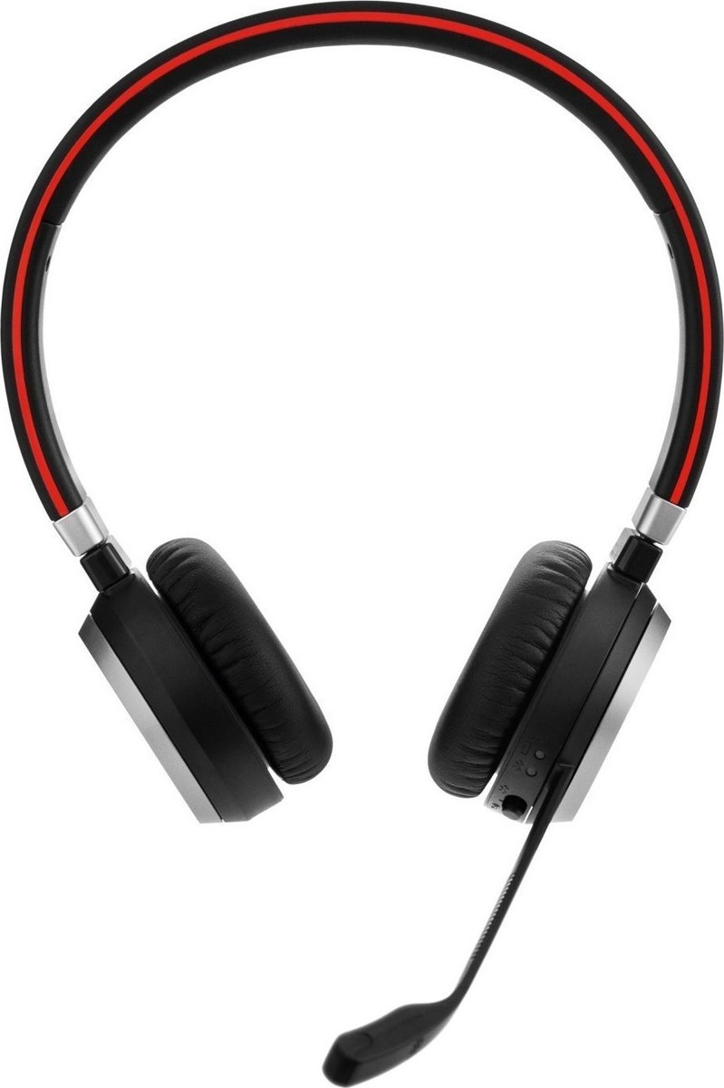 Jabra Evolve 65 MS Stereo Ασύρματα On Ear Multimedia Ακουστικά με μικροφωνο και σύνδεση Bluetooth / USB-A - Image 3