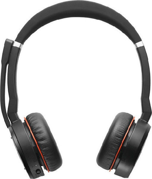 Jabra Evolve 75 MS Duo Ασύρματα On Ear Multimedia Ακουστικά με μικροφωνο και σύνδεση Bluetooth / USB-A - Image 2