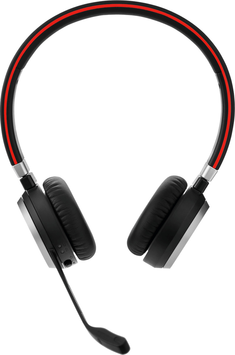 Jabra Evolve 65 UC Stereo Ασύρματα On Ear Multimedia Ακουστικά με μικροφωνο και σύνδεση USB-A / Bluetooth - Image 3