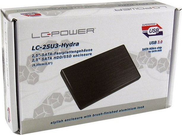 LC-Power Θήκη για Σκληρό Δίσκο 2.5" SATA III με σύνδεση USB3.0 (LC-25U3-Hydra) - Image 5