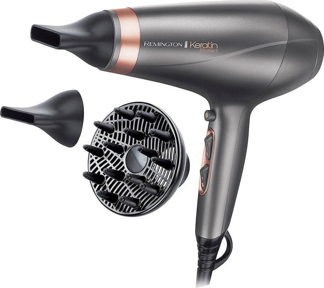 Remington Keratin Protect Επαγγελματικό Πιστολάκι Μαλλιών με Φυσούνα 2200W AC8820