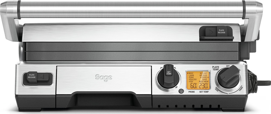 Sage The Smart Grill Pro Τοστιέρα Γκριλιέρα 2400W Inox