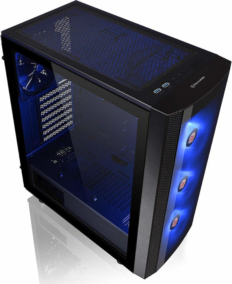 Thermaltake Versa J25 Tempered Glass RGB Edition Gaming Midi Tower Κουτί Υπολογιστή με Πλαϊνό Παράθυρο Μαύρο - Image 7
