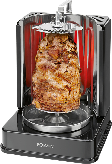 Bomann DVG 3006 CB 630061 Ηλεκτρικό Grill 1400W Μαύρο