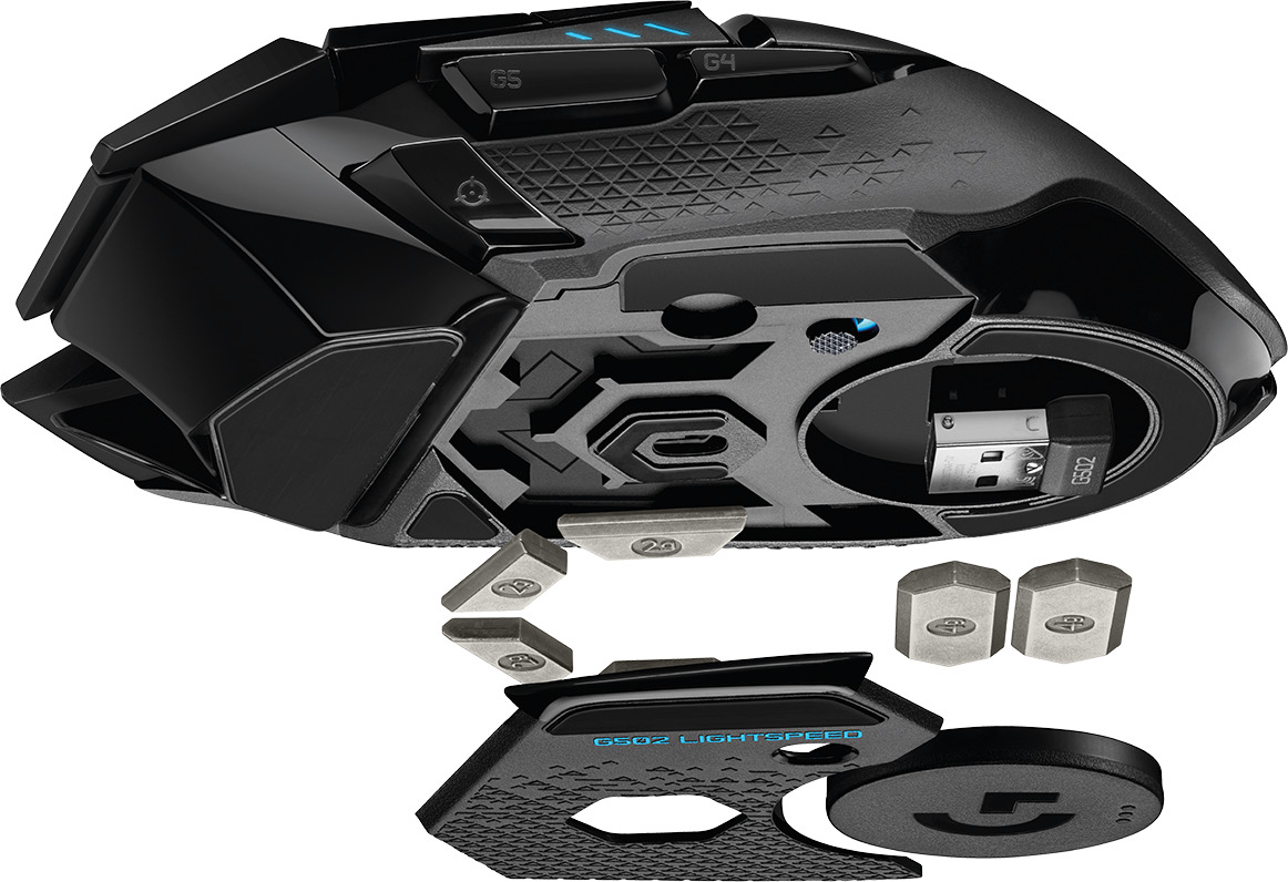 Logitech G502 Lightspeed Ασύρματο RGB Gaming Ποντίκι 25600 DPI Μαύρο - Image 2