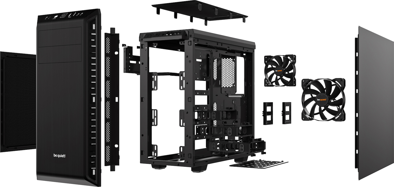 Be Quiet Pure Base 600 Midi Tower Κουτί Υπολογιστή Μαύρο - Image 4