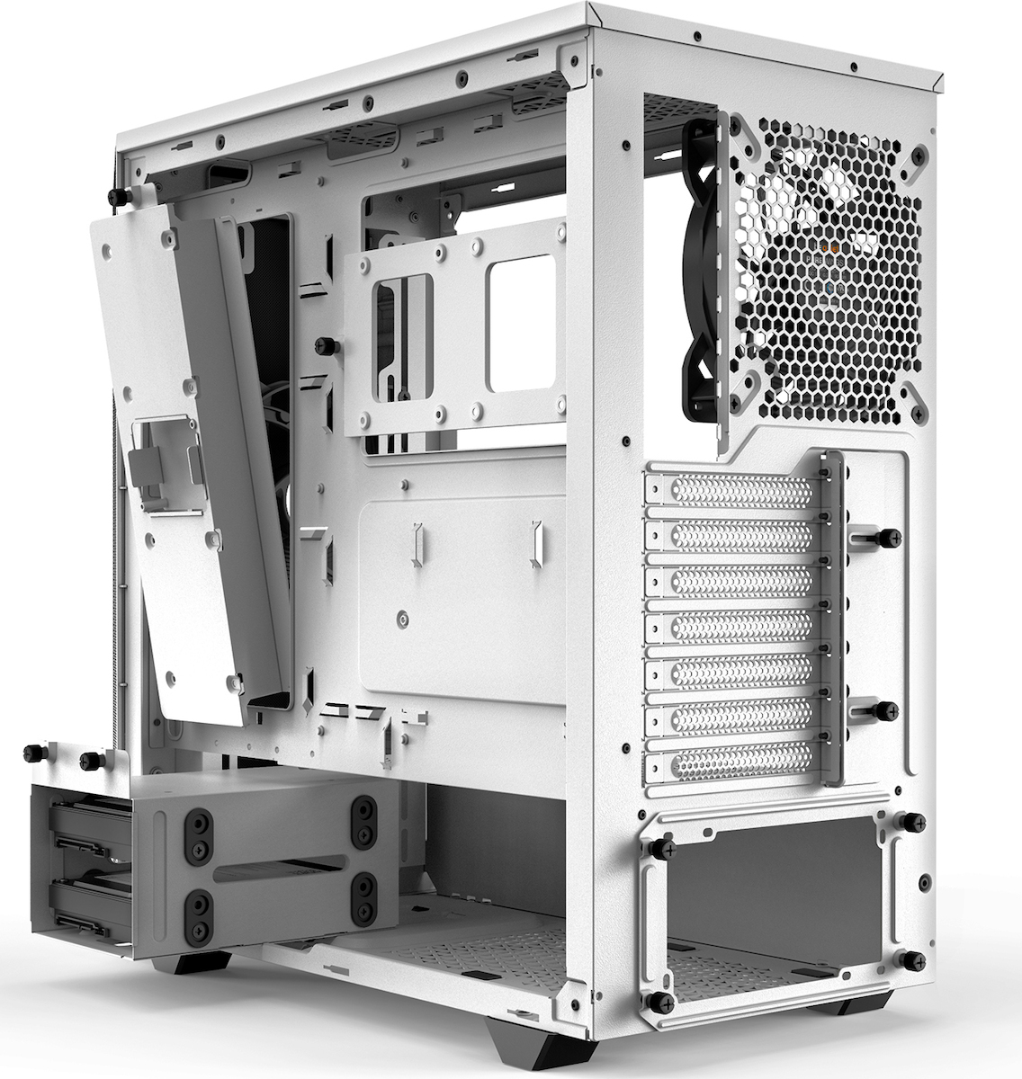 Be Quiet Pure Base 500 Midi Tower Κουτί Υπολογιστή με Πλαϊνό Παράθυρο Λευκό - Image 5