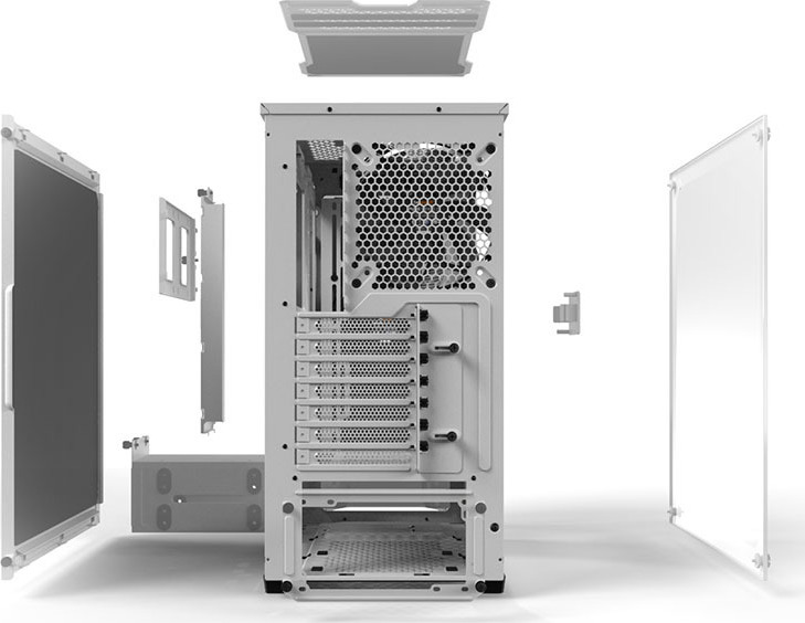 Be Quiet Pure Base 500 Midi Tower Κουτί Υπολογιστή με Πλαϊνό Παράθυρο Λευκό - Image 12