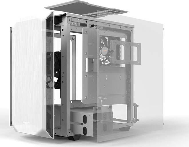 Be Quiet Pure Base 500 Midi Tower Κουτί Υπολογιστή με Πλαϊνό Παράθυρο Λευκό - Image 14