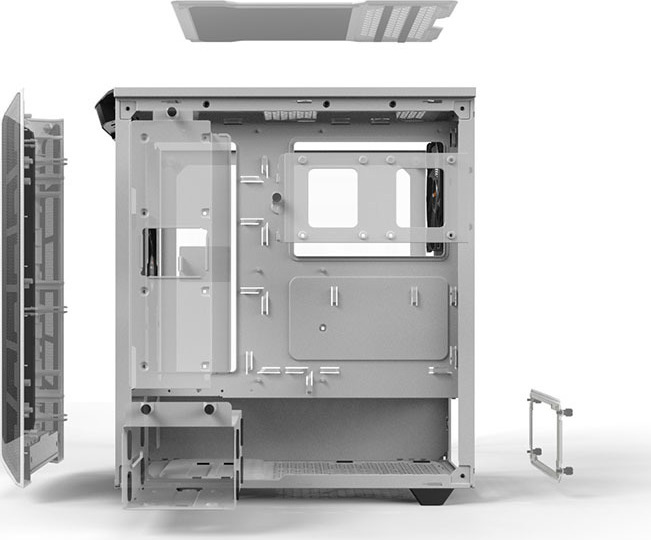 Be Quiet Pure Base 500 Midi Tower Κουτί Υπολογιστή με Πλαϊνό Παράθυρο Λευκό - Image 13