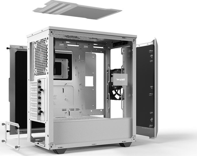 Be Quiet Pure Base 500 Midi Tower Κουτί Υπολογιστή με Πλαϊνό Παράθυρο Λευκό - Image 19