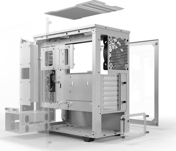 Be Quiet Pure Base 500 Midi Tower Κουτί Υπολογιστή με Πλαϊνό Παράθυρο Λευκό - Image 17