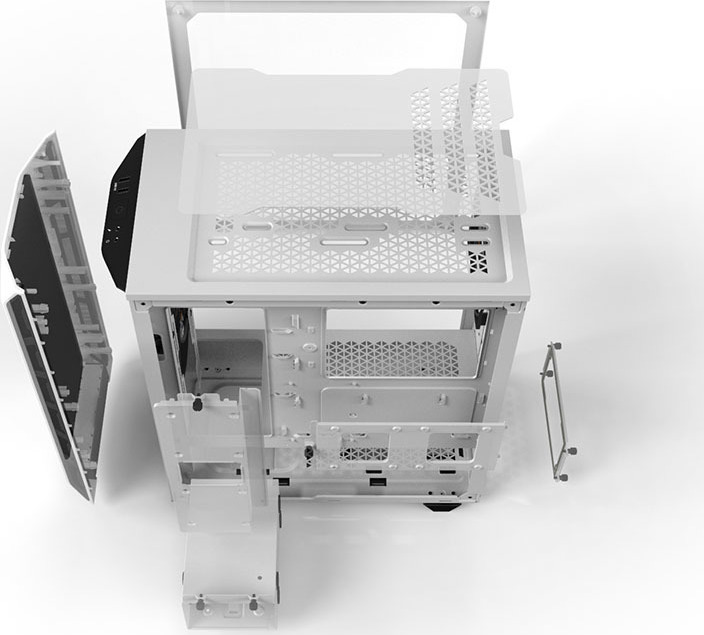 Be Quiet Pure Base 500 Midi Tower Κουτί Υπολογιστή με Πλαϊνό Παράθυρο Λευκό - Image 30