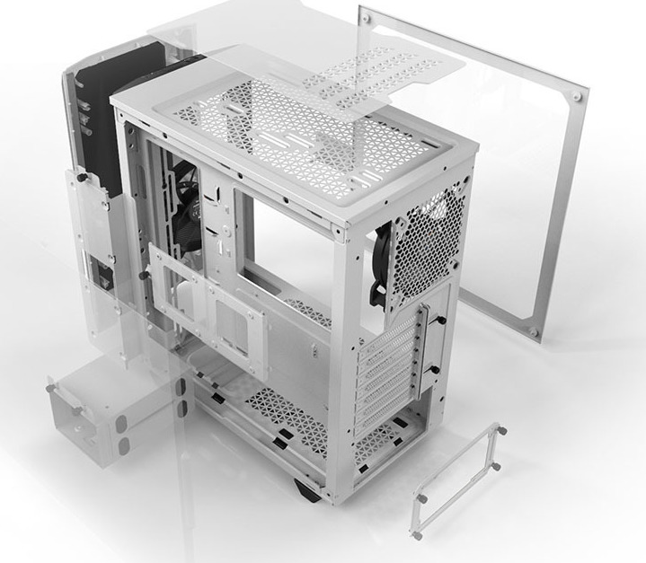 Be Quiet Pure Base 500 Midi Tower Κουτί Υπολογιστή με Πλαϊνό Παράθυρο Λευκό - Image 34