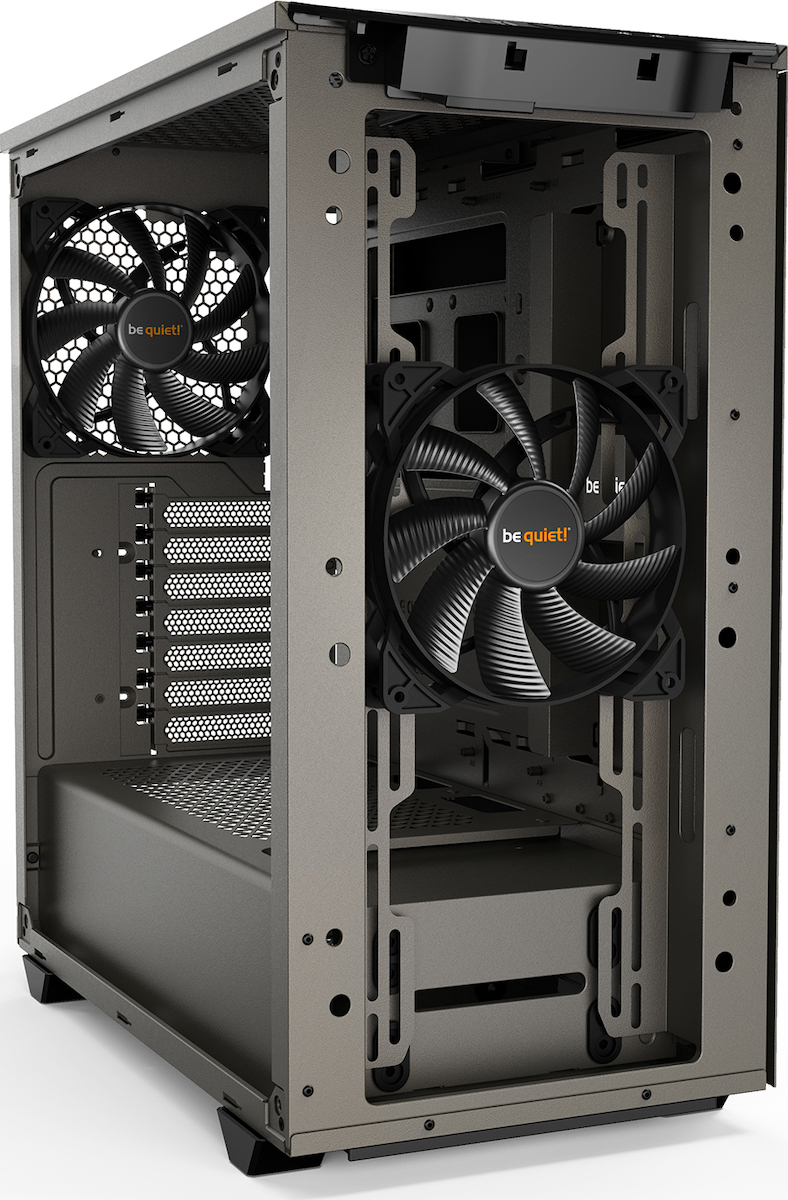 Be Quiet Pure Base 500 Midi Tower Κουτί Υπολογιστή με Πλαϊνό Παράθυρο Γκρι - Image 2