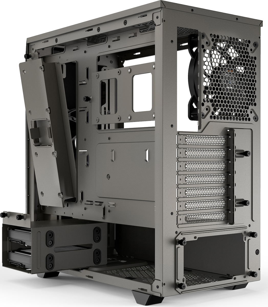 Be Quiet Pure Base 500 Midi Tower Κουτί Υπολογιστή με Πλαϊνό Παράθυρο Γκρι - Image 4